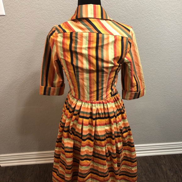 ❌SOLD❌Tatyana Spice Retro Circle Dress - Picture 5 of 5